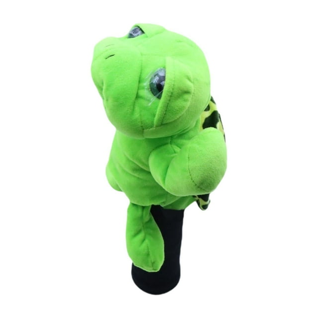 koolsoo Housse de Golf en Bois Peluche Accessoires de Sac de Golf Protection Tête de Club de Golf Tortue