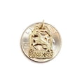thumbnail image 4 of 14k yellow Gold Capricorn zodiac sign astrology Pendant charm fine jewelry 1.2g, 4 of 12