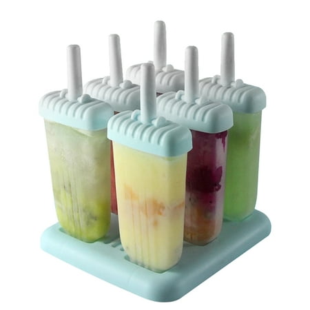 Creative DIY Homemade Ice Cream Popsicle Mold Ice Pop Maker Frozen Ice Cream Jelly Mold Tray Pan (Light