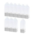 thumbnail image 2 of 10x Flower Gift Boxes Flower Packing Boxes Empty Portable Bag with Handle Single White, 2 of 9
