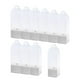 thumbnail image 2 of 10 cajas de regalo de flores portátiles transparentes con una sola rosa para bodas y cumpleaños Blanco, 2 of 9
