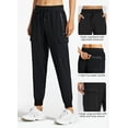 thumbnail image 3 of MASKERT Women's Cargo Pants Lightweight-Quick Dry Hiking Pants Athletic Lounge Casual Travel Black （Size XS-XXXL）, 3 of 9