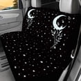 thumbnail image 2 of Chririnla Crescent Moon Star Print Back Seat Protectors with SUV Truck, Durable Wear Resistant Auto Seat Cushions(2 Piece), 2 of 4