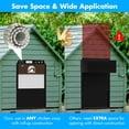 thumbnail image 4 of FarmPoultryGear Automatic Chicken Coop Door, Solar Powered Auto Opener with Timer, Remote Control & LCD Screen, Light Sensor, Anti-Pinch Design for Poultry, Aluminum Door, Weatherproof, Multi-Mode, 4 of 7