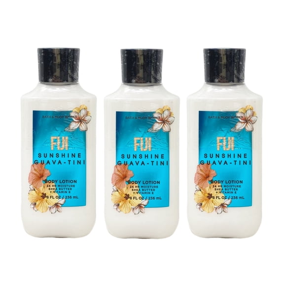Bath and Body Works FIJI SUNSHINE GUAVA-TINI Value Pack - Lot of 3 Body Lotion - Full Size