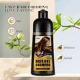 thumbnail image 4 of Brown Hair Dye Shampoo for Gray Coverage, Instant Hair Color Shampoo for Women Men,Easy to Use, 16.90 Fl Oz Halloween Gifts, 4 of 8