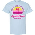 thumbnail image 3 of Inktastic Summer Enjoy the Sunshine Myrtle Beach South Carolina Pink T-Shirt, 3 of 5