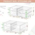 thumbnail image 3 of Makeup Organizer Storage With  Drawers, Desktop Office Supplies, Desk Organizers, Clear Accessories, Dustproof Drawer and for Make Up, Jewelry, Pen, Stationary, 3 of 16