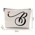thumbnail image 2 of CSChome Makeup Bag Stylish Makeup Storage Zipper Closure Travel Organizer for Women Mom Friends, 2 of 6