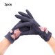 thumbnail image 3 of Qarigey 1 par de guantes térmicos para mujer, a prueba de viento, con pantalla táctil, para deportes al aire libre, cálidos, para montar en guantes y mitones Gris Qarigey AP013054-05, 3 of 6