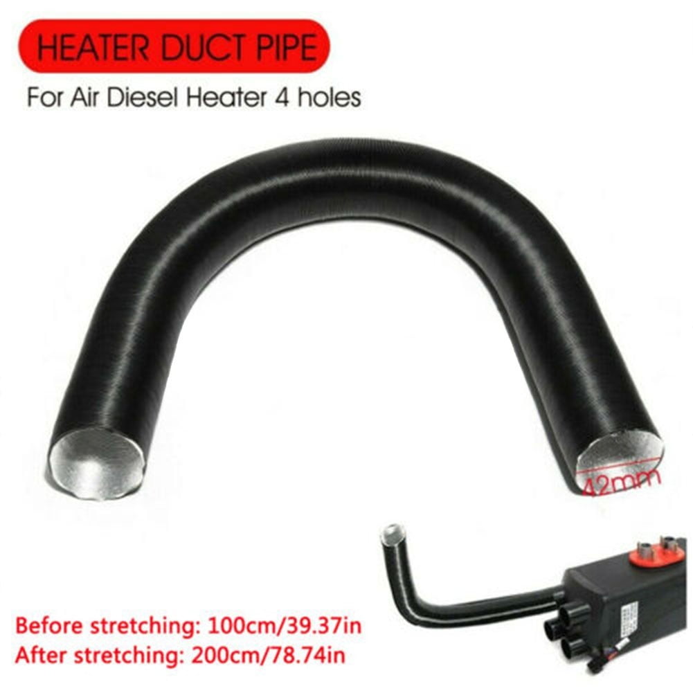 42Mm 2M Aluminum Foil Diesel Heater Duct Pipe Air Parking Conditioner Ducting Automobiles Heater Parts