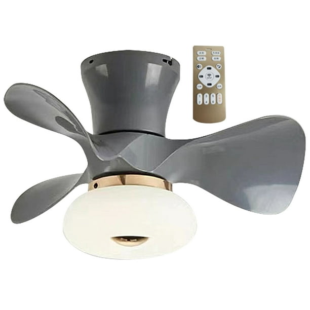 Ventilador de techo moderno de perfil bajo de 22 pulgadas, útil mando a distancia regulable para dormitorio y Patio