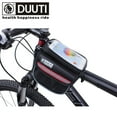 thumbnail image 2 of EIMELI DUUTI Front Bike Bag Long-time Service Premium Material Assorted Colors Waterproof Cycling Pouch Phone Mount Bicycle Accessories Red【L】, 2 of 10