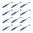thumbnail image 2 of LJNYFDC Appâts Bioniques Leurres de Pêche Souples 12 Pcs Simulation Queue en T Swimbait Professionnel Réutilisable Flottant Brochet Bar Leurres de Pêche, 2 of 7