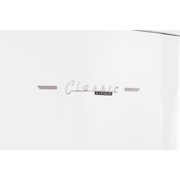 Unique Appliances Classic Retro 17 cu ft Bottom Freezer Refrigerator, Marshmallow White