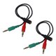 thumbnail image 1 of Divisor de auriculares para computadora (2 unidades), adaptador de auriculares para audio y micrófono de PC, conector hembra de 3,5 mm a macho de 0,5 mm., 1 of 5
