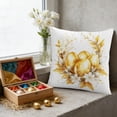 thumbnail image 4 of Uutvery 18x18 Inch Easter Pillow Cover, Polyester Decorative Cushion Case for Sofa Bed, Soft Holiday Throw, Machine Washable Home Car Decor, 4 of 7