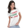 thumbnail image 3 of Christmas Naught Nice I Tried Hearts Womens Slim Fit Graphic Tee Brisco Brands S, 3 of 5