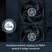 Arctic ACFAN00299A P9 PWM PST CO – 92mm Pressure Optimized Case Fan | Dual Ball bearing | PWM Controlled speed with PST SplitterBlack