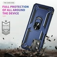 thumbnail image 6 of Designed for Motorola Moto G 5G (2024) Case, Military Grade Protective Phone Case Cover with Enhanced Metal Ring Kickstand [Support Magnet Car Mount] for Moto G 5G (2024), Blue, 6 of 7