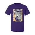 thumbnail image 2 of Wild Bobby Star Dust Horse Black and Yellow Distressed Vintage Men Tee, Purple, Large, 2 of 6