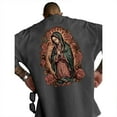 thumbnail image 3 of Unisex Christian T-Shirt, Virgin Mary and Roses Graphic Tee, Religious Catholic Art Shirt, Faith-Inspired Casual Top, Sizes S–5XL, 3 of 7