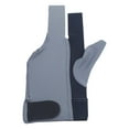 thumbnail image 2 of 1Pcs Billiards Gloves 3-Finger Pool Snooker Glove Breathable for Left Rght Hand Black Gray, 2 of 9