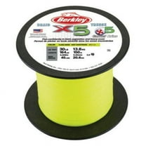 Berkley x5 Braid Fishing Line, Flame Green, 8 lb Test Strength, 2188 yd