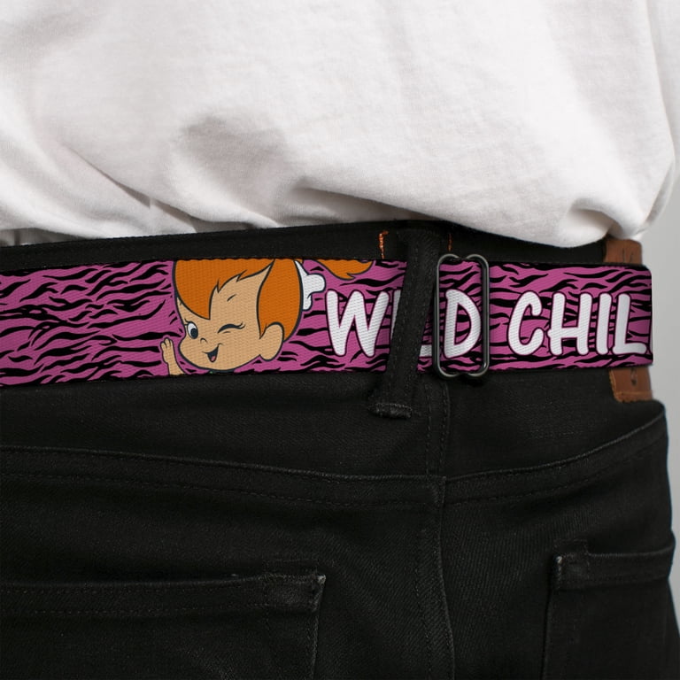 The Flintstones Belt, Seatbelt Buckle Belt, Pebbles Face  display picture 3