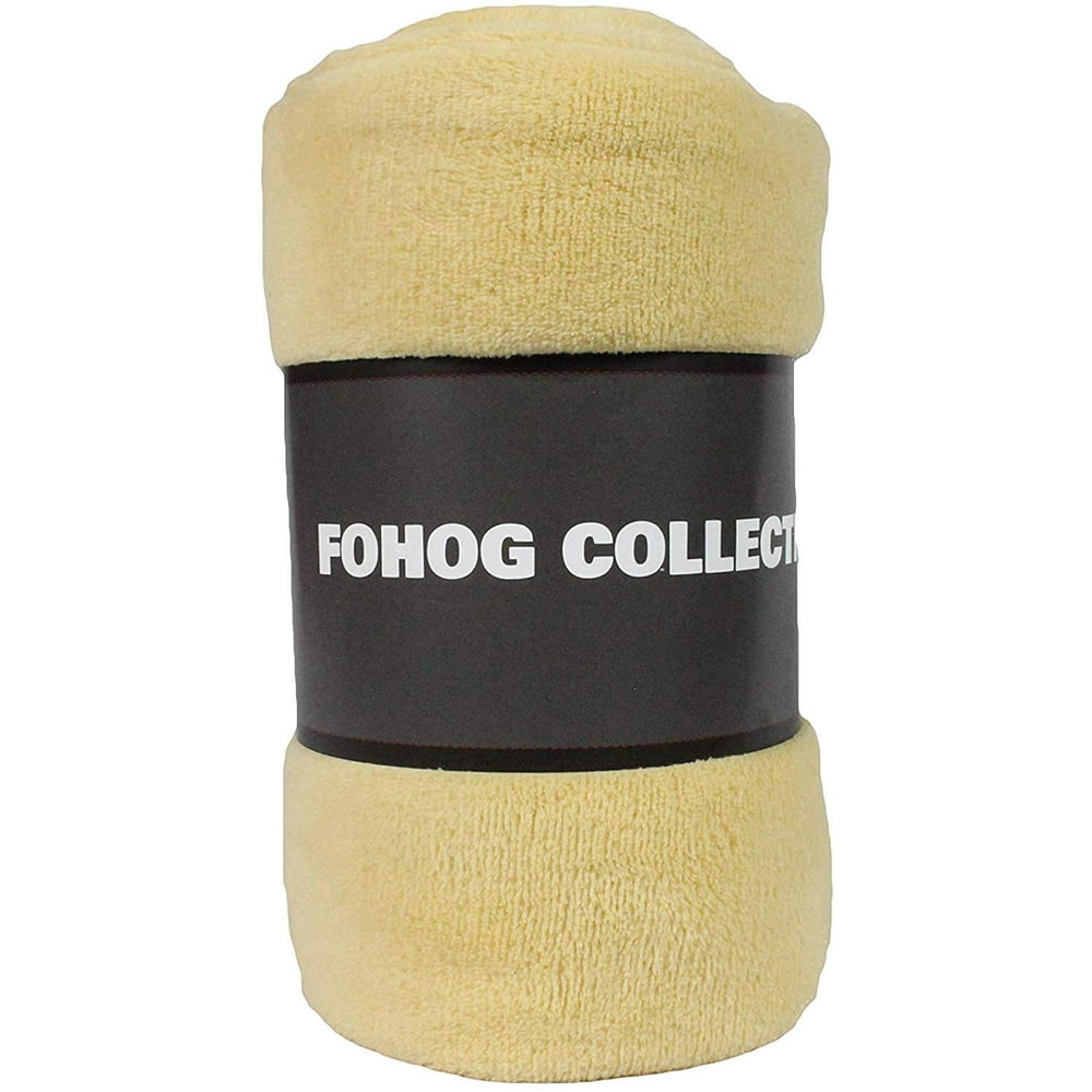 Fleece Blanket Beige Small Plush Throw Blankets for Couch Flannel Soft