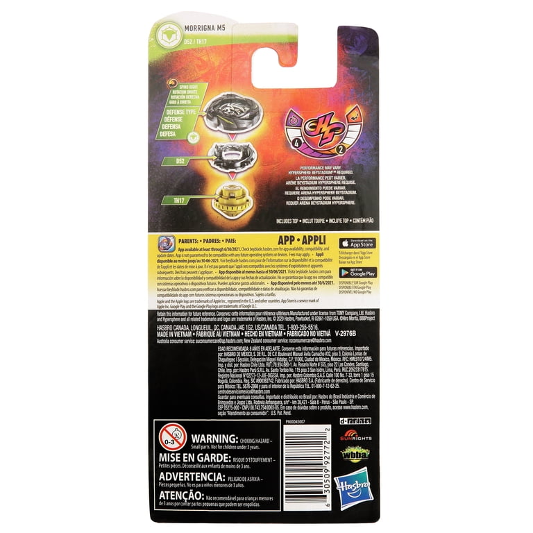 Beyblade Burst Rise Hypersphere Morrigna M5 Single Pack Game