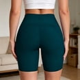 thumbnail image 7 of Hurxie Biker Shorts Women Tummy Control Workout Shorts Women with Pockets High Waisted Yoga Running Gym Compression Navy,M, 7 of 7