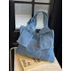 thumbnail image 4 of Bolso de hombro de mezclilla de gran capacidad de moda japonesa y coreana para mujer 2024 Nuevo bolso de compras simple, informal y versátil de moda, 4 of 5