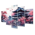 thumbnail image 2 of Designart "Landscape of the Rising Sun in Japan VI" Japanese Metal Art Print Set, 2 of 5