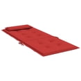 thumbnail image 3 of vidaXL Highback Chair Cushions 2 pcs Red Oxford Fabric, 3 of 5