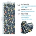 thumbnail image 2 of Pioneer Flower Floral Print Pattern Hot Yoga Mat Towel Non Slip for Hot Yoga - Quick-Drying Yoga Mat Cover with 4 Corner Pockets with Travel Bag - Hot Yoga Towel Non Slip 70"x26", 2 of 6