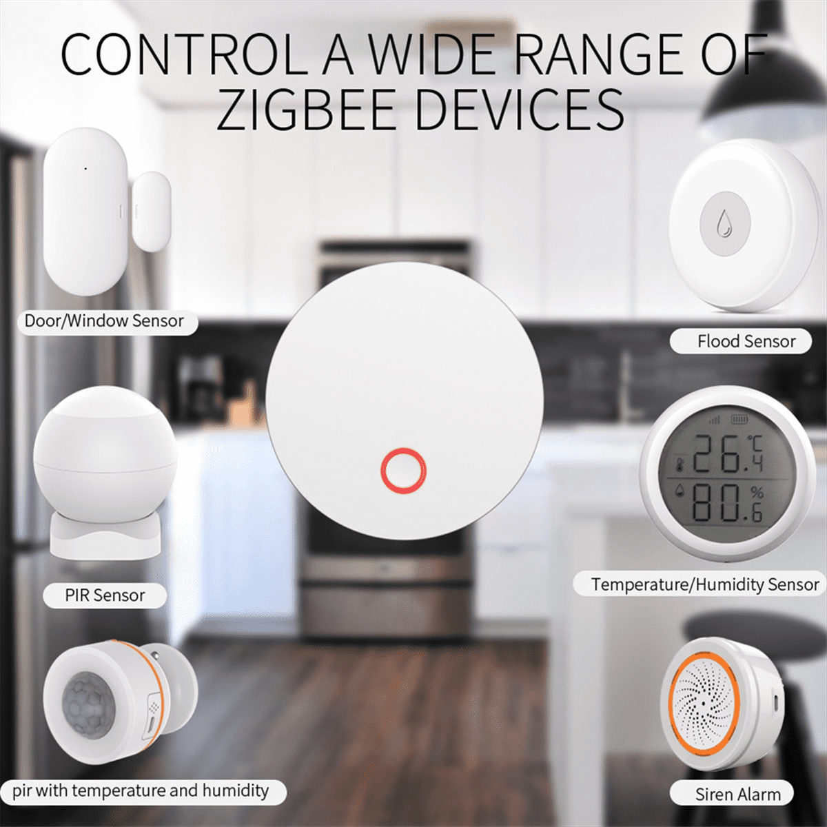 NEW Tuya Smart ZigBee Hub Gateway Home Bridge Life APP Wireless Remote Controller Work with Zigbee Sensors