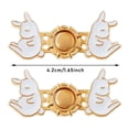 thumbnail image 3 of TIELUTT Tendeur de Taille Réglable pour Pantalons Design Lapin/chat/d Aisy Motifs de Couture Mode Robe pour Hommes Pantalon Extensible avec Bouton de Taille Élastique Rallonge de Broche Étireur Bouton de Jean, 3 of 5