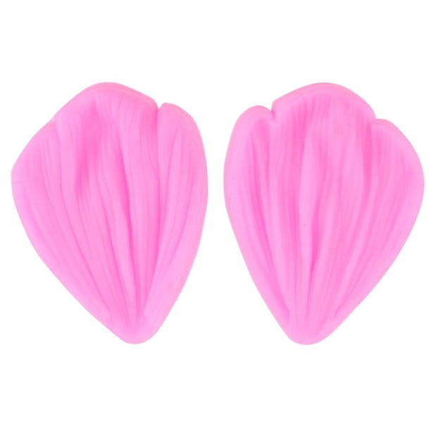 2 Uds 3D Pétalos Peonía Silicona Fondant Molde Pastel Chocolate Herramienta Pastelería DIY