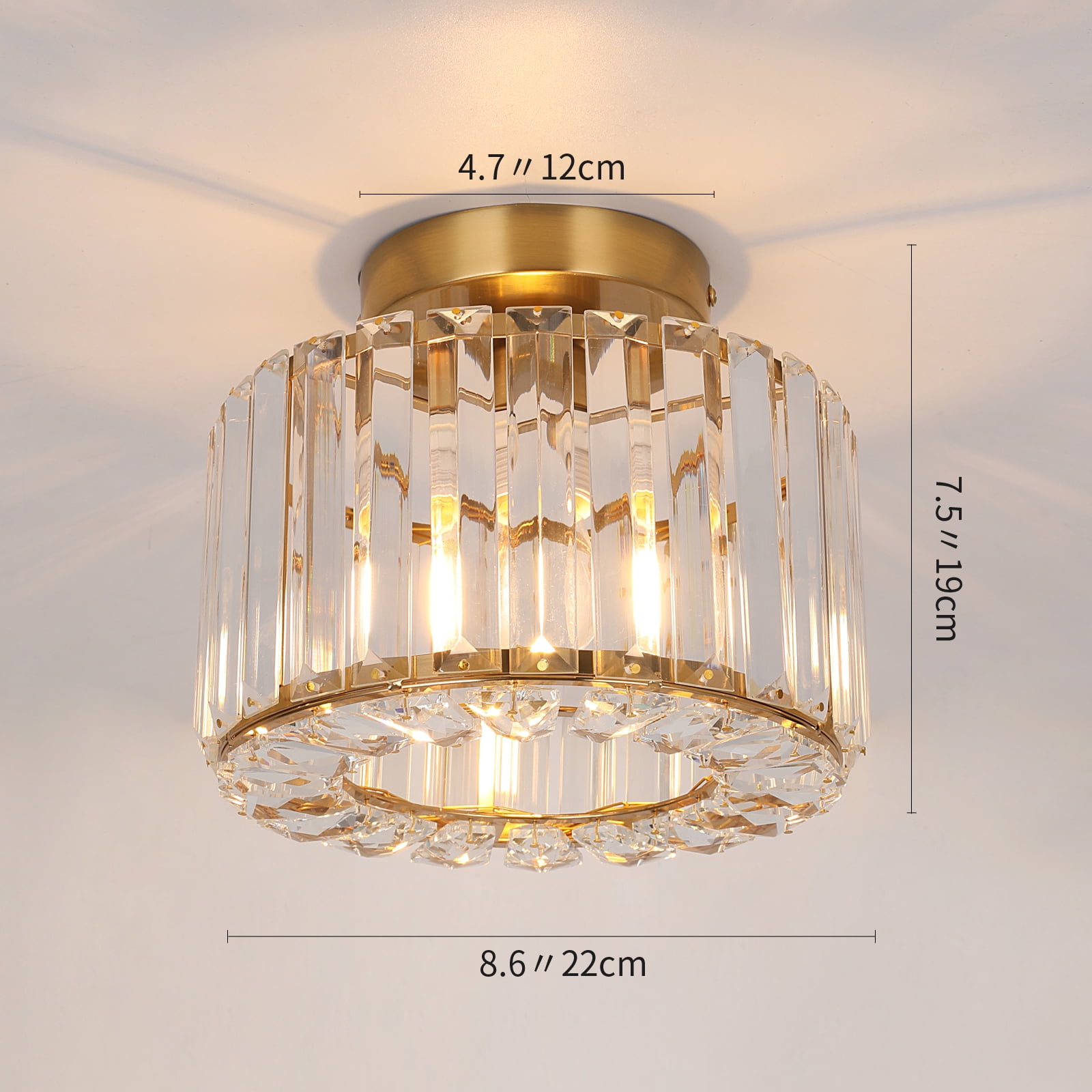 SEEU Crystal Ceiling Chandelier