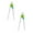 A21 2PCS Green One Size, variant on 2 Pairs Easy To Use Cheater Training Chopsticks For Children And Adults Learning Chopstick Detachable For Beginners One Size Abs Gift