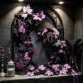thumbnail image 7 of Purple Halloween Vine Garland, Battery Operated Lighted Black Twig Decor with Bat Accents, Spooky Artificial Vine for Mantel, Fireplace, Stair, Indoor & Outdoor Halloween Party Decoration, 7 of 7