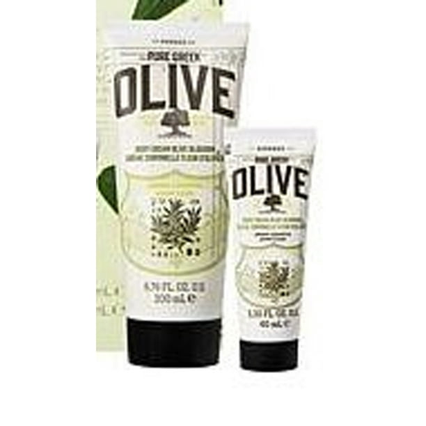 bloed Van God Dempsey Korres Olive Oil Renewing Body Cream 2 Piece Set ~Olive Oil & Blossom -  Walmart.com