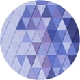 thumbnail image 1 of Ahgly Company Machine Washable Indoor Round Transitional Royal Blue Area Rugs, 3' Round, 1 of 7