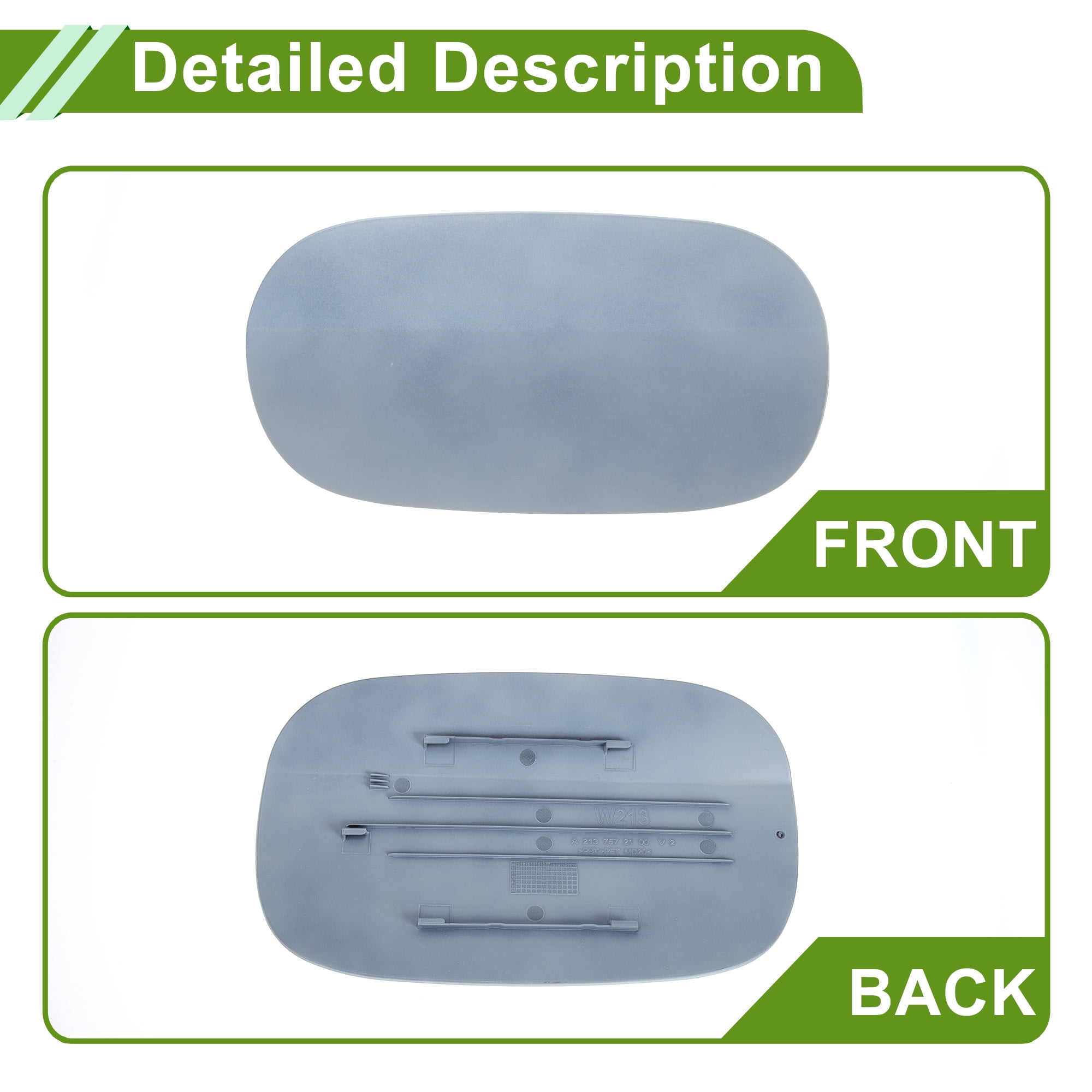 Unique Bargains Fuel Tank Door Cap for Mercedes-benz W213 2016-2022 Filler Flap Cover Blue