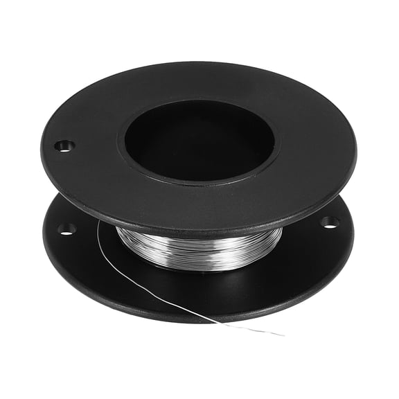 Uxcell 2Pcs 30 Gauge Nichrome 80 Cr20Ni80 Heating Resistance Wire 16ft High Temperature for Electronic Components Repairing