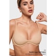 thumbnail image 2 of Sostén INLYRIC Inbarely Plus Demi con Aro y Sin Relleno 40E Beige, 2 of 6