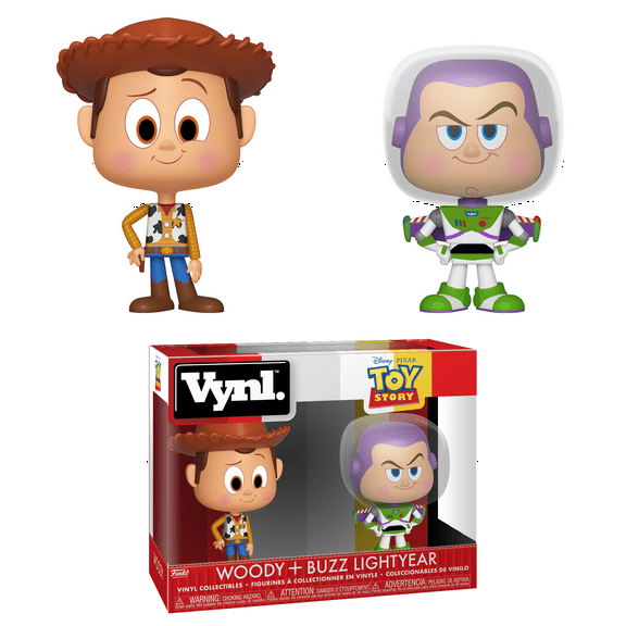 Funko VYNL Collectible Vinyl Figures, Toy Story Woody and Buzz, 35"