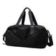 thumbnail image 3 of Bolsa de viaje de lona, ​​bolsa de equipaje con múltiples bolsillos, resistente al agua, bolsa de entrenamiento. negro grande, 3 of 9