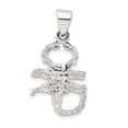 thumbnail image 4 of Sterling Silver Polished Scorpion Pendant QC8770, 4 of 4